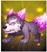 紫の閃光犬の立ち絵