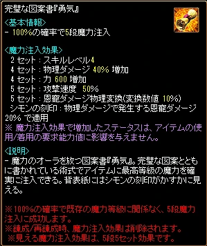 完璧な図案書『勇気』